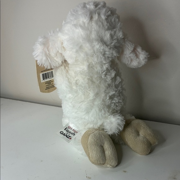 GANZ White and Pink Praying Plush Lamb - Picture 6 of 10